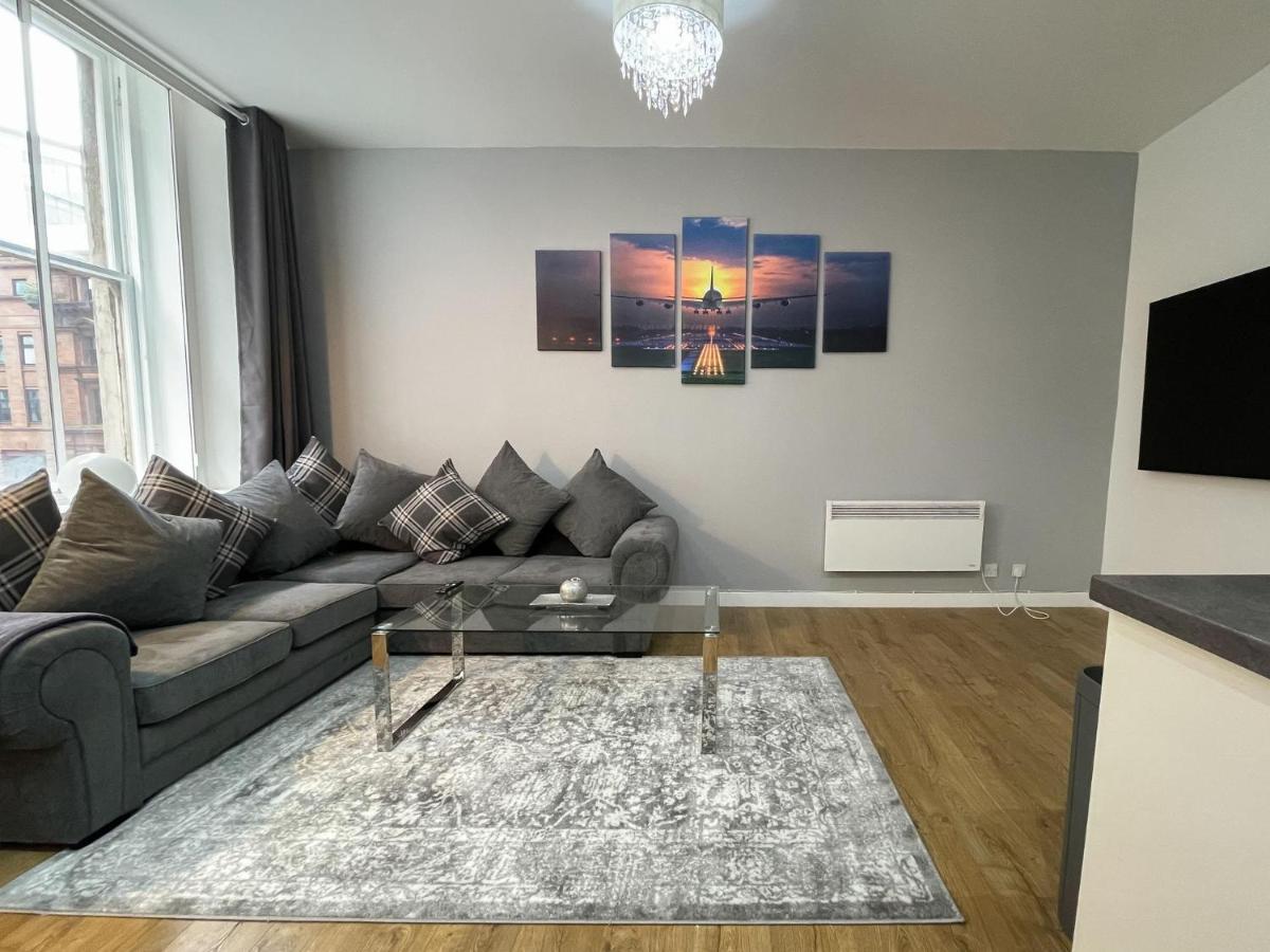 Exquisite 2BR Flat near Central Train Station Glasgow Extérieur photo