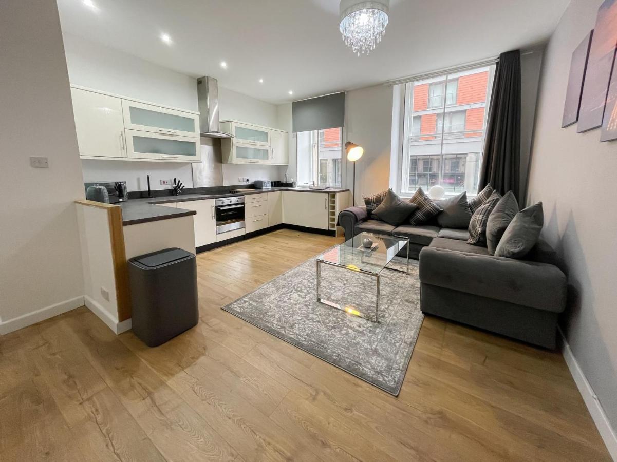 Exquisite 2BR Flat near Central Train Station Glasgow Extérieur photo